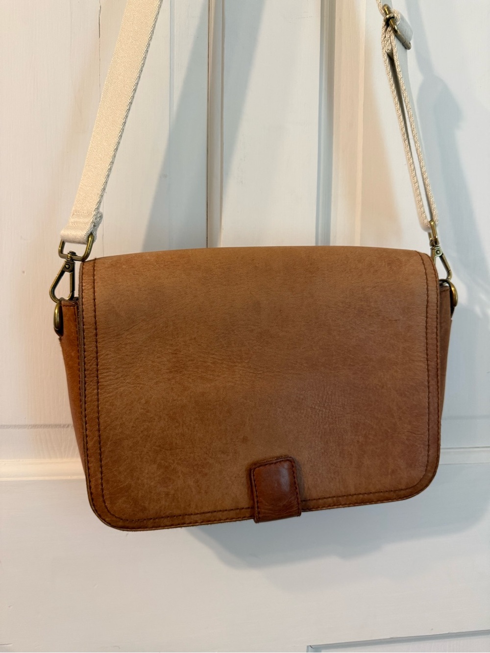 Madewell Transport Flap Crossbody Saddle Bag